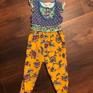 EUC Matilda Jane Toddle Off romper jumpsuit 12-18M Choose Your Path